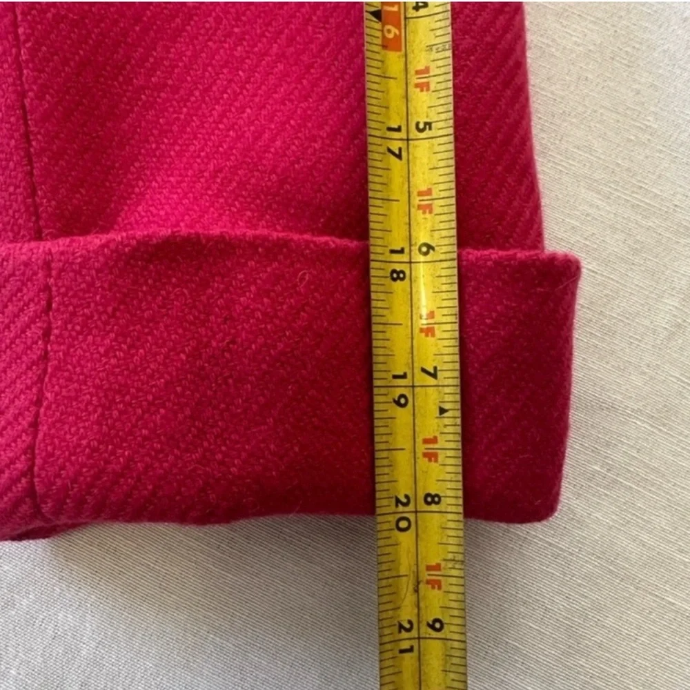 Talbots Pink Wool Blend Zip Blazer Jacket - Picture 9 of 12